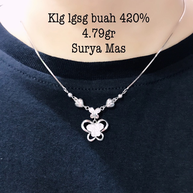 Kalung langsung buah emas 420%