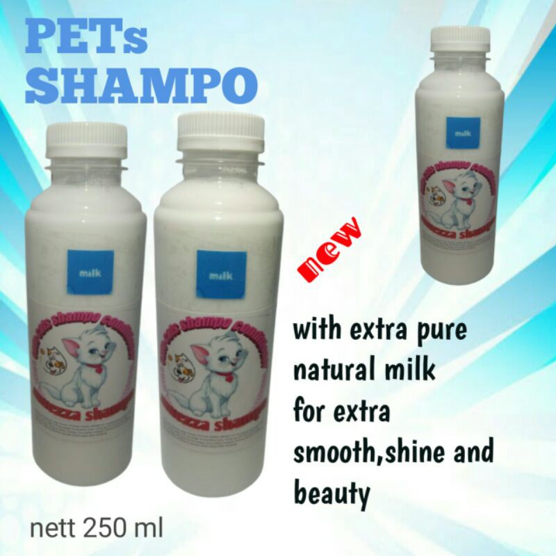 ‌shampo SUSU 250 ml sampo untuk kucing anjing sugar glider musang kelinci sampoo muezza anti kutu jamur tick flea remover rontok sampho impor murah star seller import penumbuh bulu tebal pemutih halus lebat degreaser terbaik terlaris diskon