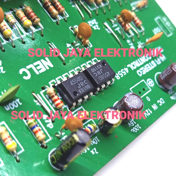 KIT TONE CONTROL STEREO JRC4558 JRC 4558 4 POTENSIO NELC-028 NELC 028