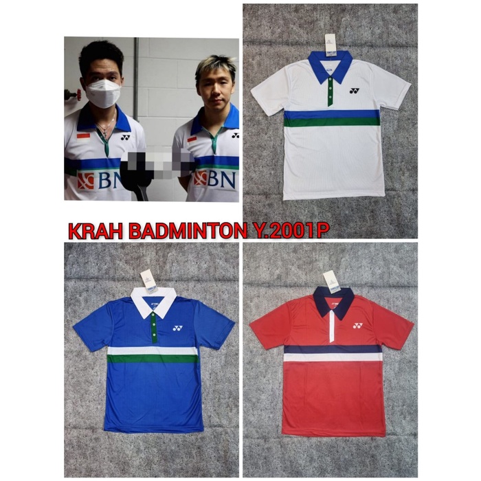 OBRAL KAOS JERSEY BADMINTON-BAJU KAOS BERKERAH BULUTANGKIS TERLARIS