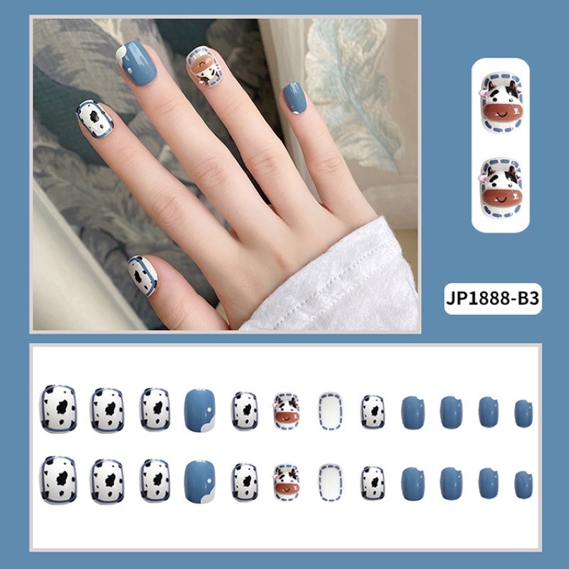 Kuku Palsu 【B102，lem cair】Nikah kuku Wedding False Nailart Pengantin Tangan