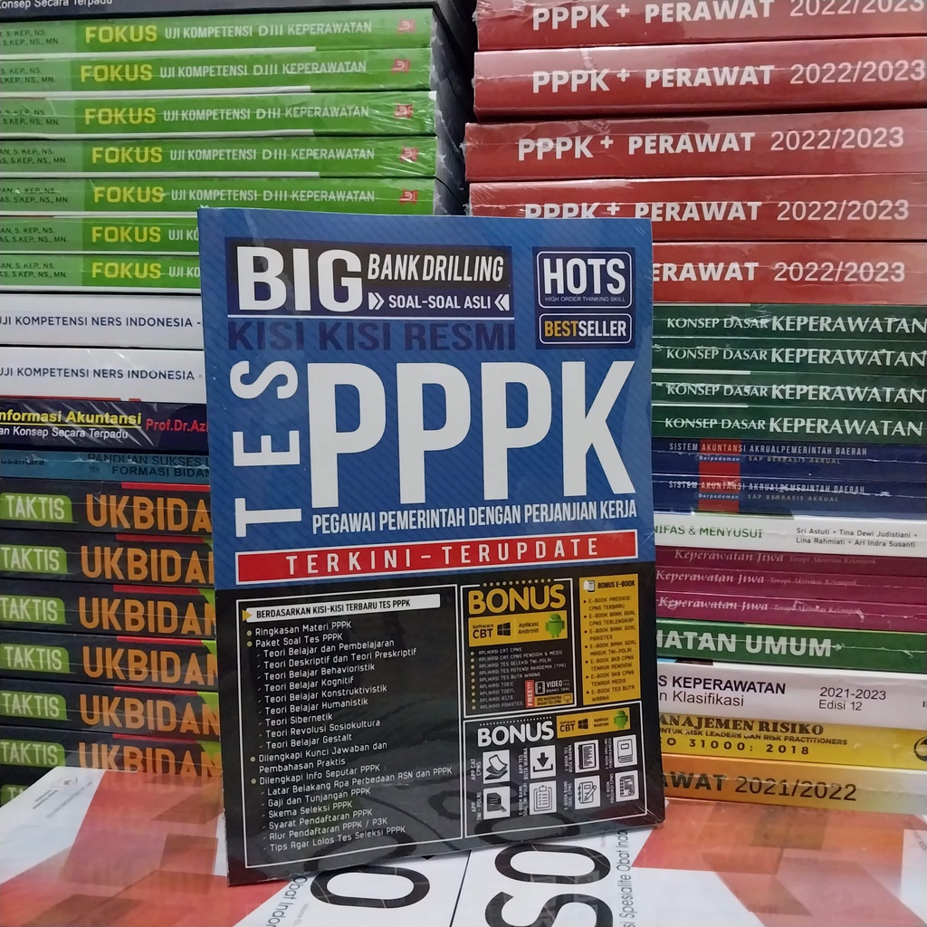 Buku Tes CPNS PPPK 2022 Big Bank Drilling Kisi Kisi Resmi Terkini Terupdate SKB PERAWAT SKB KESEHATA