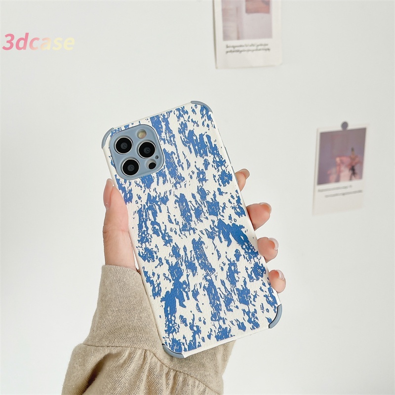 Fashion Graffiti Soft TPU Case Samsung A52 A72 A12 A3  A20S A02S A50 A10S J7 Prime A51 A10 A125 A30 A50S A30S A20 M40S M10 M10S A205 M02S A025 F02S A305 M12 F12 A15 A15S A54 A7 A5S A12 A9 A5 A53 A33 2020 Camera Lens Protection Lamb Skin Leather Cover