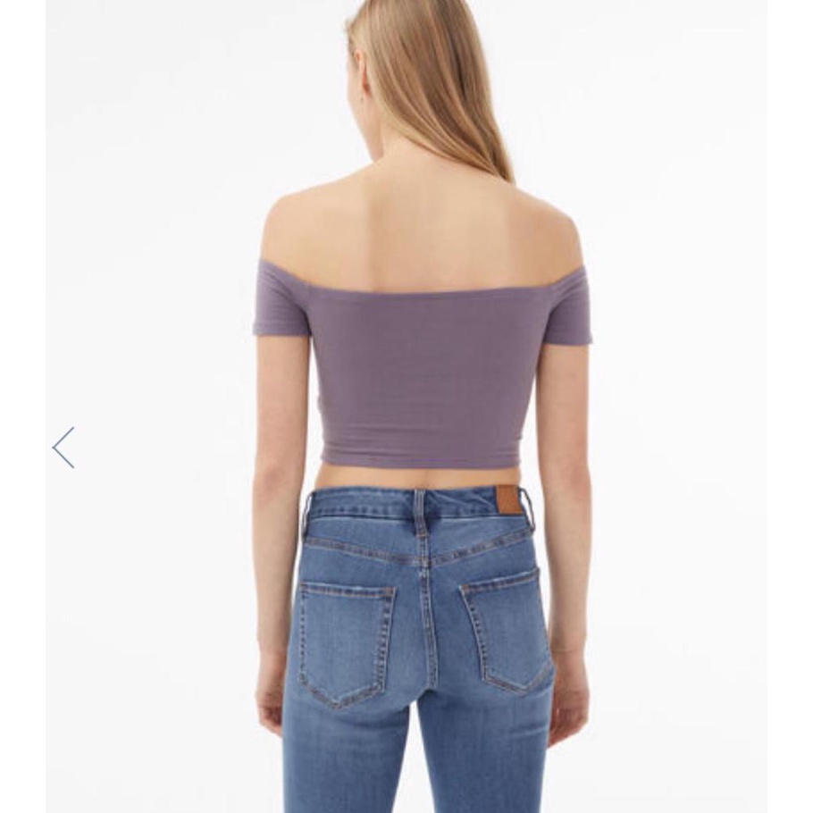 Aeropostale Off Shoulder Crop Top