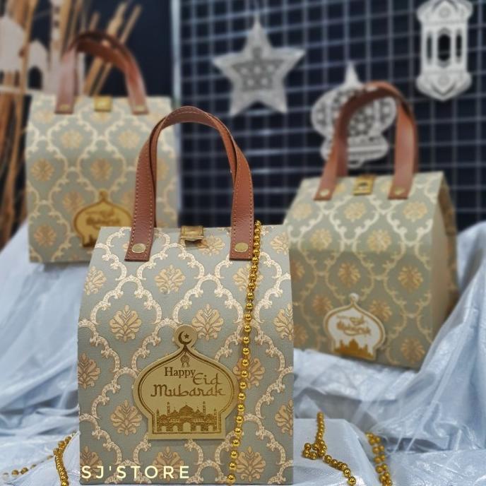 

Aksesoris dekorasi hiasan box kue hampers lebaran idul fitri ramadhan