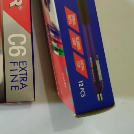 

♜ Bolpen Faster C6 hitam - biru - Hitam ✤