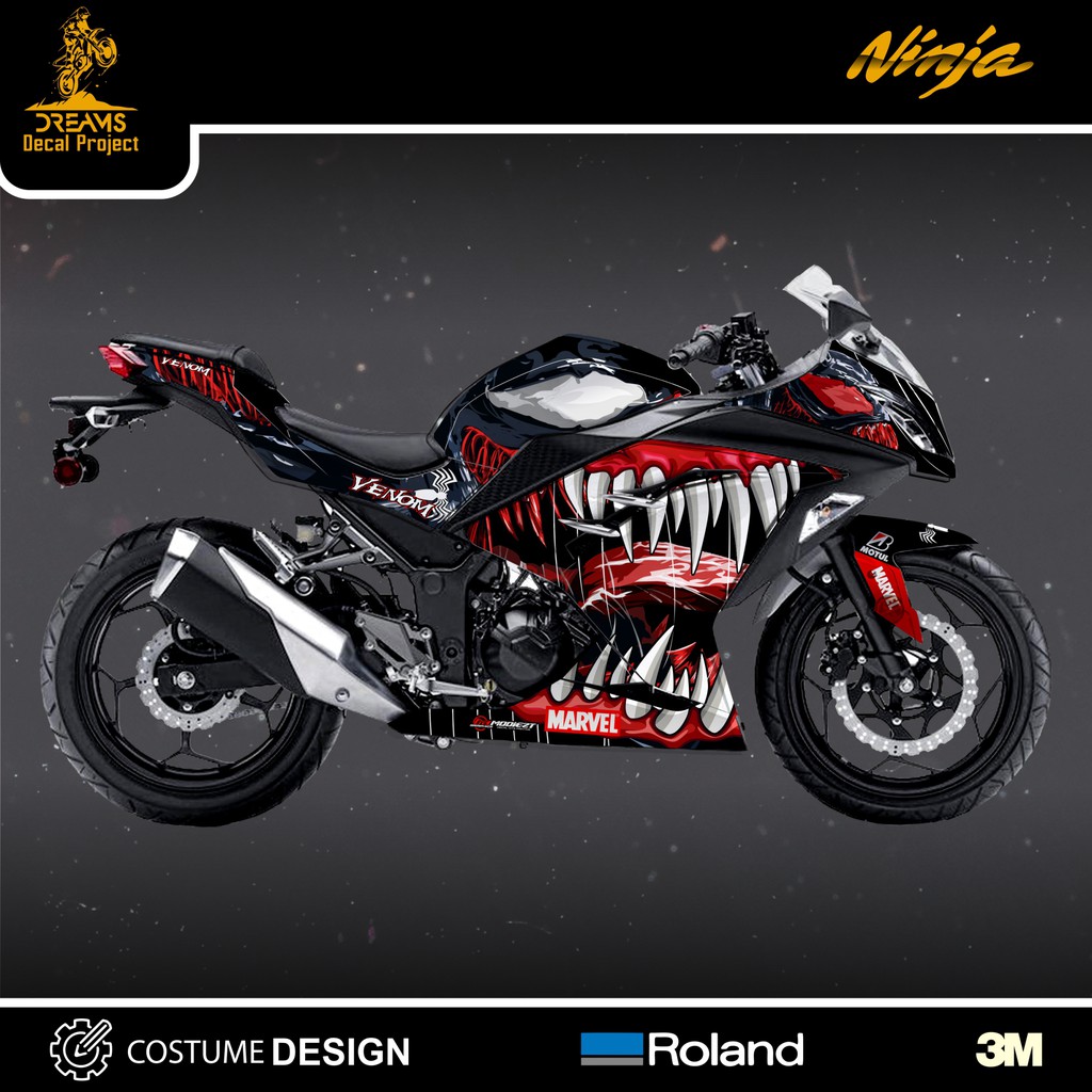 Decal Ninja 250 FI Venom