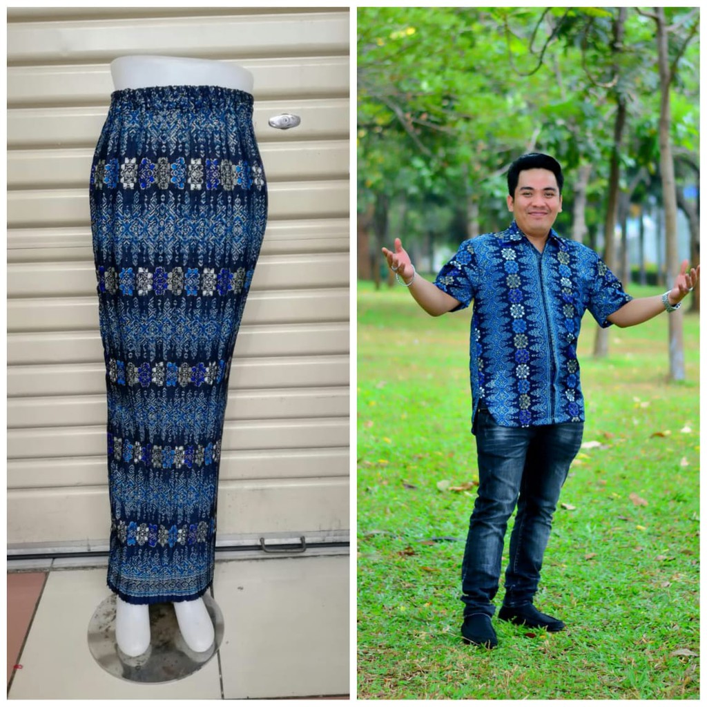 PROMO KEMEJA &amp; ROK BATIK COUPLE / SET KEMEJA ROK COUPLE / SET SARIMBIT KEMEJA ROK COUPLE