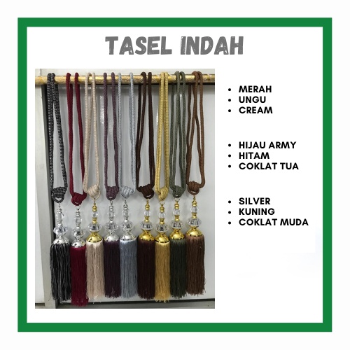 BEST SELLER - TALI TASEL GORDEN INDAH - PENGAIT GORDEN MODEL RUMBAY - CANTOLAN KORDEN MURAH