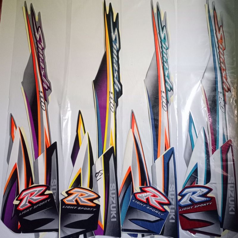 Striping Sticker Suzuki Smash R 2005
