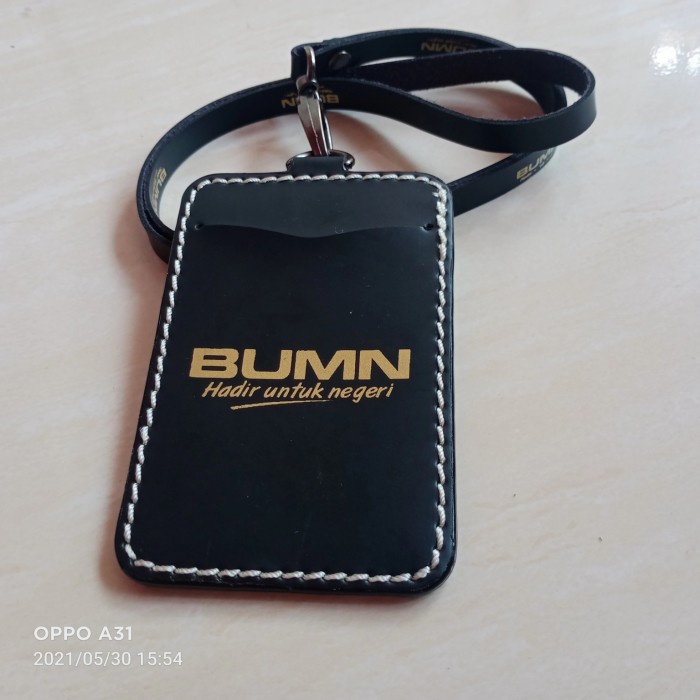 

Wow Tali Gantungan Name Tag Id Card Bumn Hitam Diskon