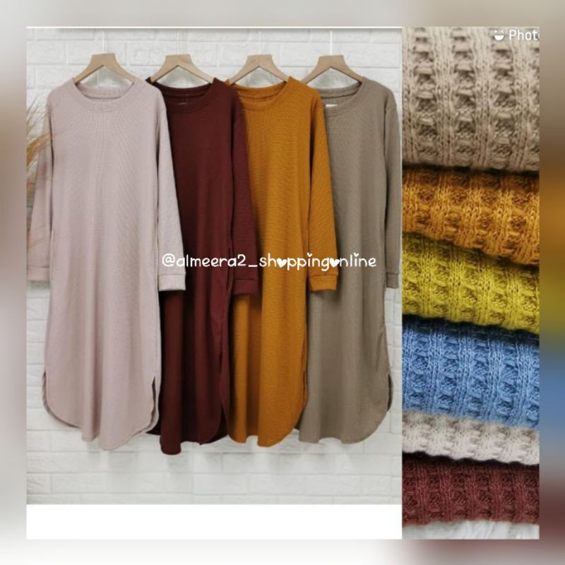 Fashion Wanita/ Fashion Muslim/ Tunik kaos uniqlo