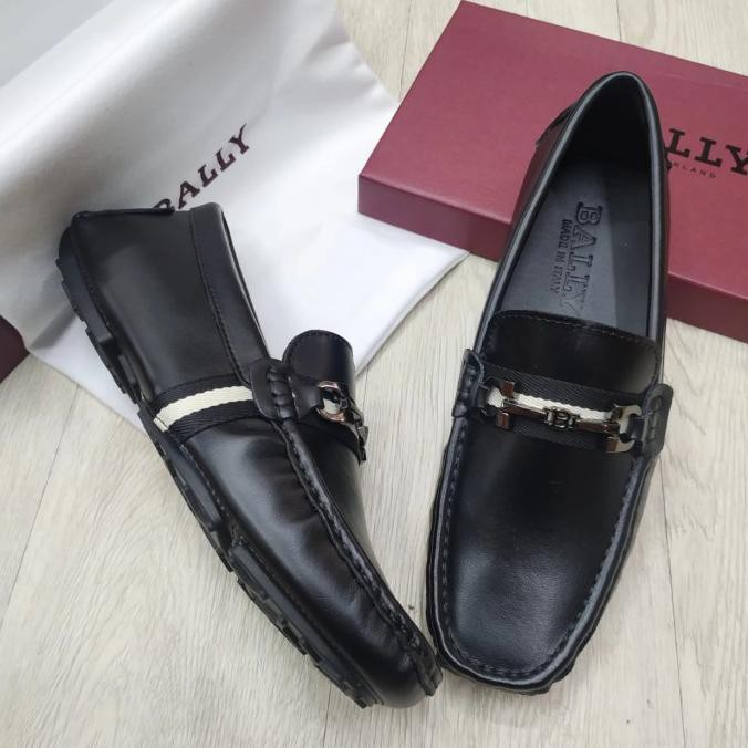 sepatu loafer bally import pria/sepatu bally pria branded mirror