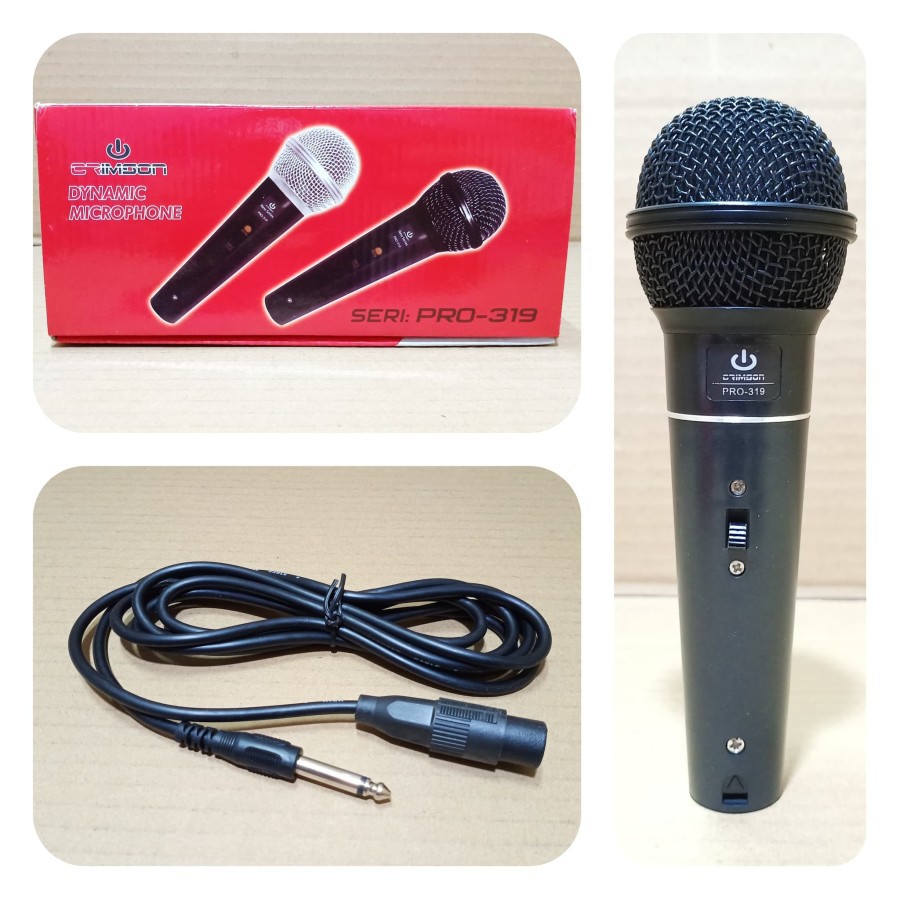 MIC KABEL CRIMSON PRO 318 / 319 DYNAMIC MICROPHONE