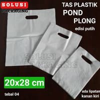 

TAS PLASTIK PUTIH 20X28CM PLONG/TAS MALL TAS POND TAS PRODUK PAPERBAG