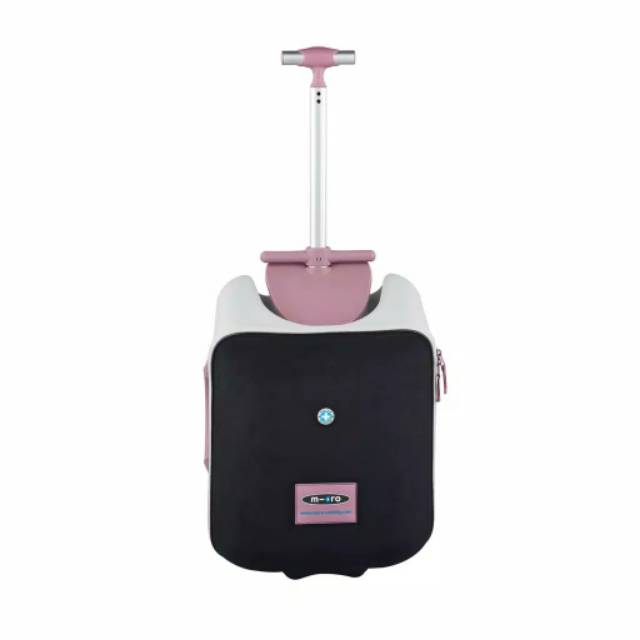 Eazy luggage koper anak dewasa ride on 2 in 1 micro trike brand swiss original owl black blue pink