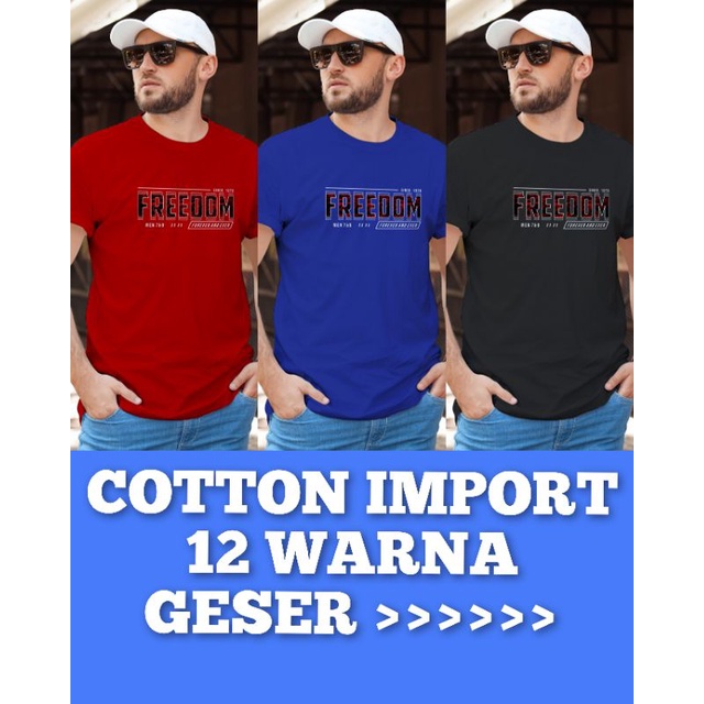 KAOS IMPORT/KAOS PRIA/KAOS COTTON IMPORT/KAOS OBLONG/KAOS DISTRO/TSHIRT/KAOS MODIS/BAHAN LEMBUT,BAHA