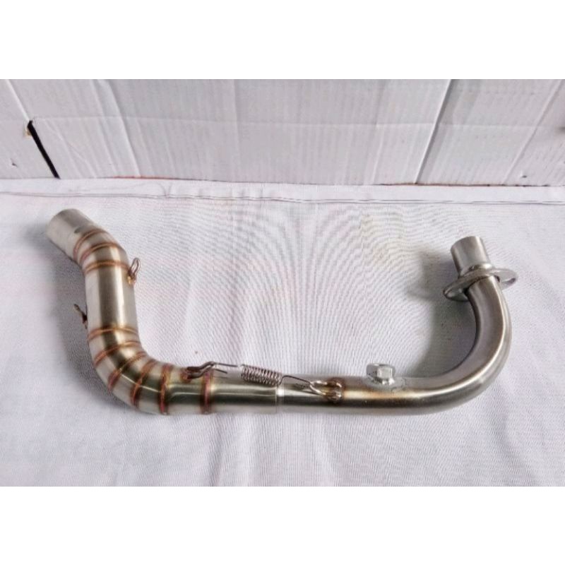 Leheran Header Knalpot Vespa Matic Sprint S 125 / 150 LX 125 / 150 Iget Primavera 3V 2V