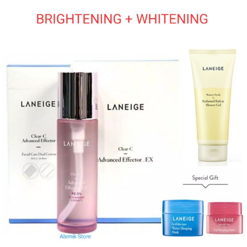 HARGA TERBAIK LANEIGE CLEAR C ADVANCED EFFECTOR_EX PEELING SERUM FRESH CALMING TRIAL KIT