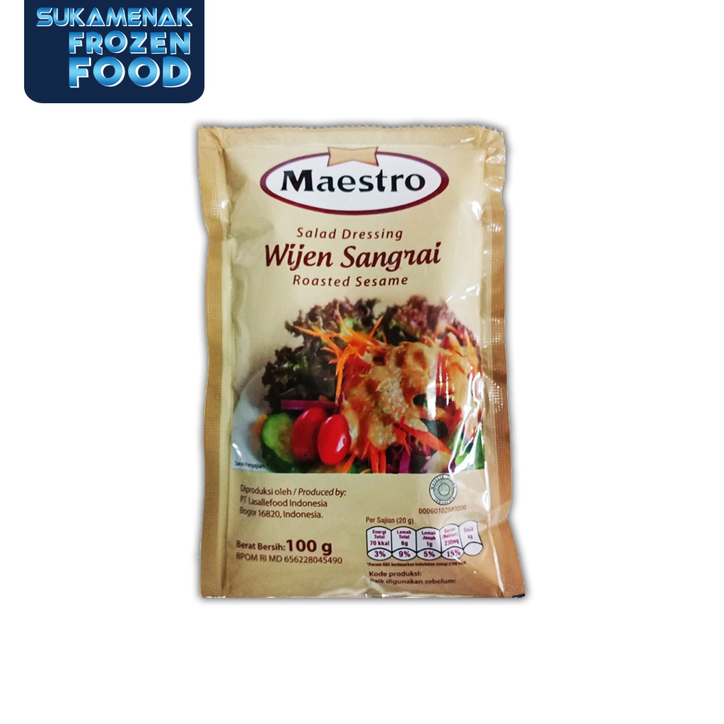 

MAESTRO Wijen Sangrai 100gr
