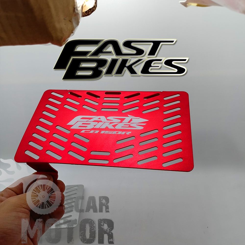 Cover Radiator FASTBIKES Tutup Radiator Jaring Motor R15 v3,Cbr150 NEW motor