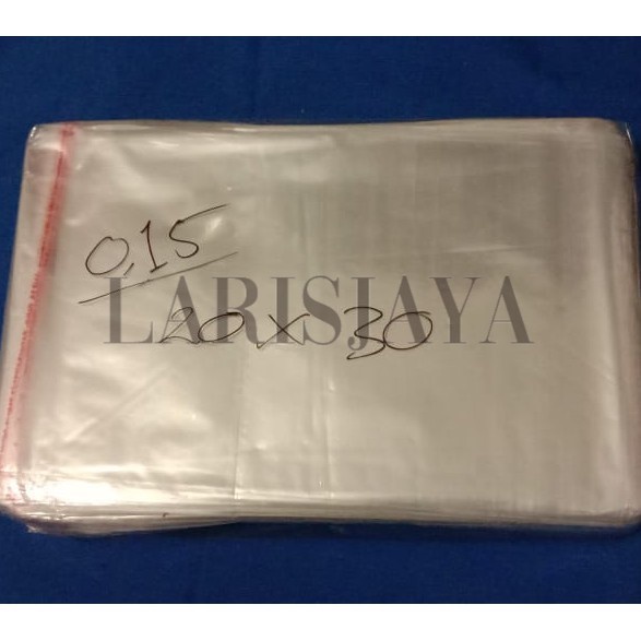 

BANYAK DICARI!!! Plastik OPP LEM KONVEKSI Uk ( 20 x 30 ) Tbl ( 0.3 )