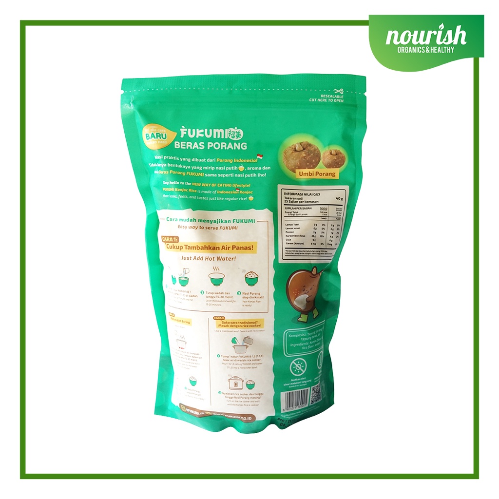 Fukumi Beras Porang Pouch 1Kg