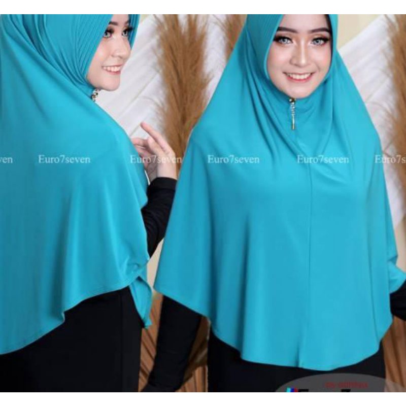 HIJAB OVAL JERSEY KHIMAR PED SIMPEL KERUDUNG INSTAN