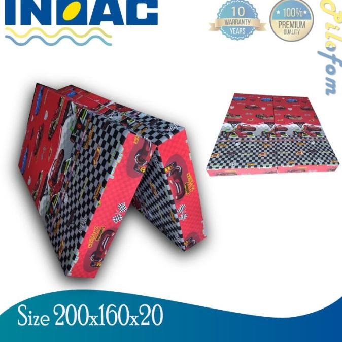 INOAC Pilofom Kasur Lipat Busa INOAC 200x160x20 cm always ready