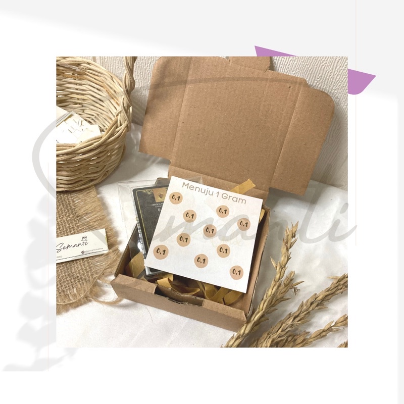 

Gift Box Emas Minigold kado guru Box Kado Emas Logam Mulia minigold / kado ulang tahun / kado pernikahan / kado hari ibu
