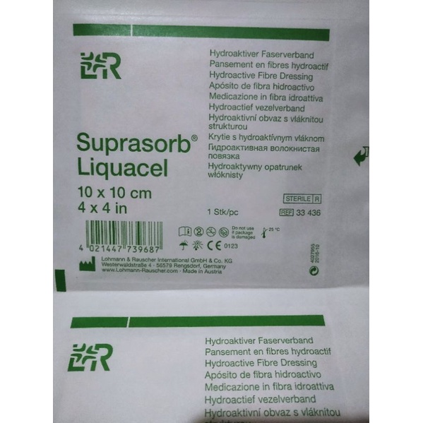 suprasorb liquacel 10 x 10cm