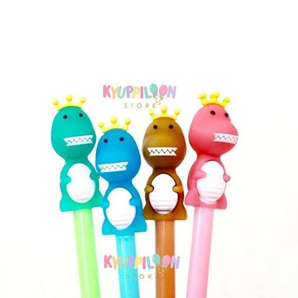 

1Lusin Gel Pen Dino Mahkota / Gel Pen / Gel Pen Karakter / Termurah