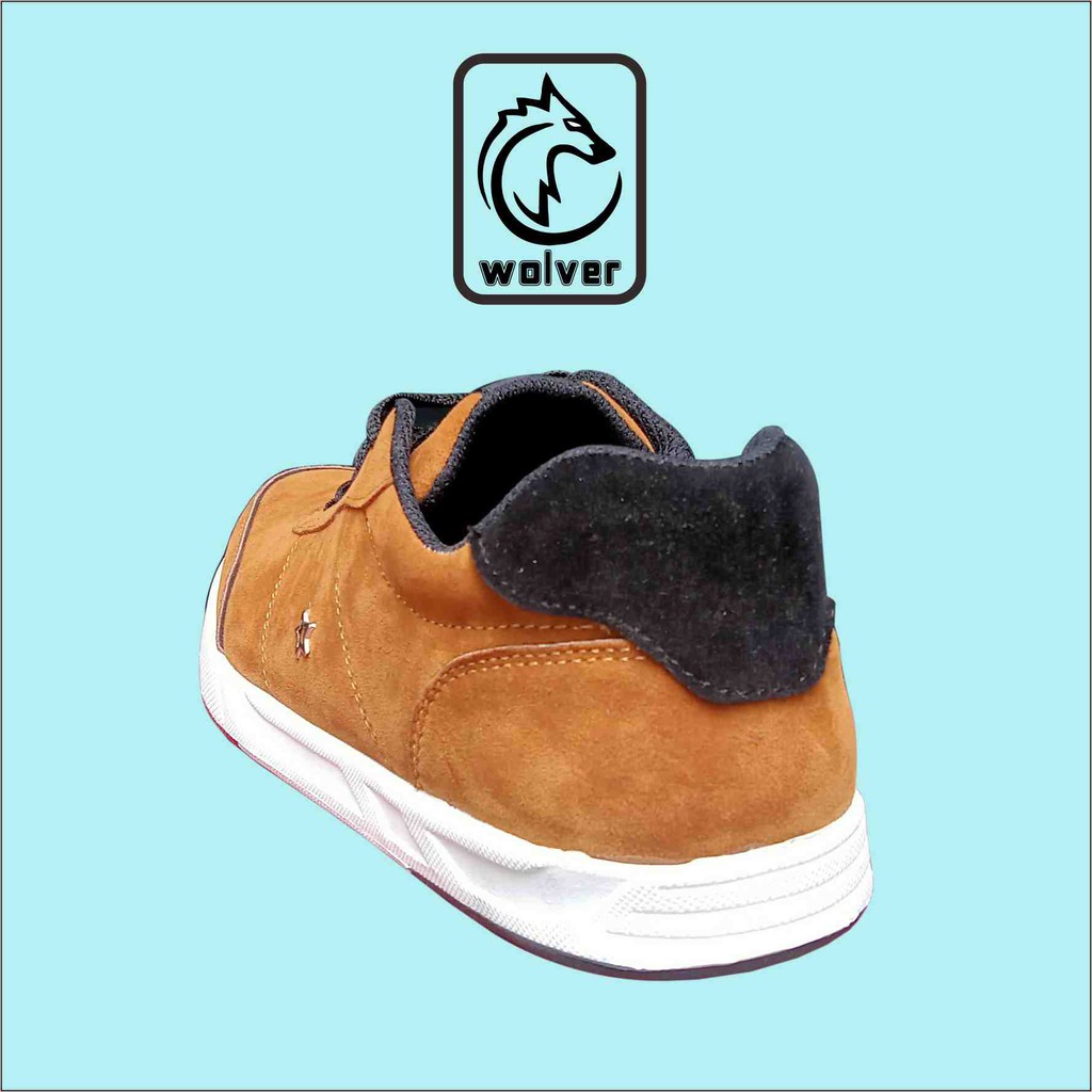 Sepatu Sneakers Pria Original Premium WOLVER Kualitas Import