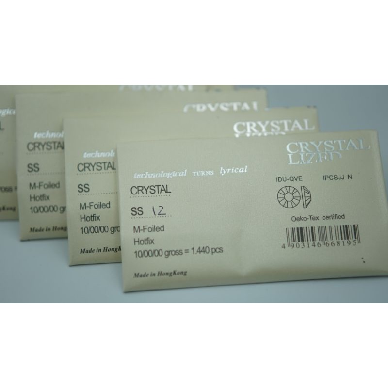 STONE KRISTAL BERLIAN GOSOK ATAU STONE HOTFIX KUALITAS PREMIUM GRADE AA KILAU PER GROSS