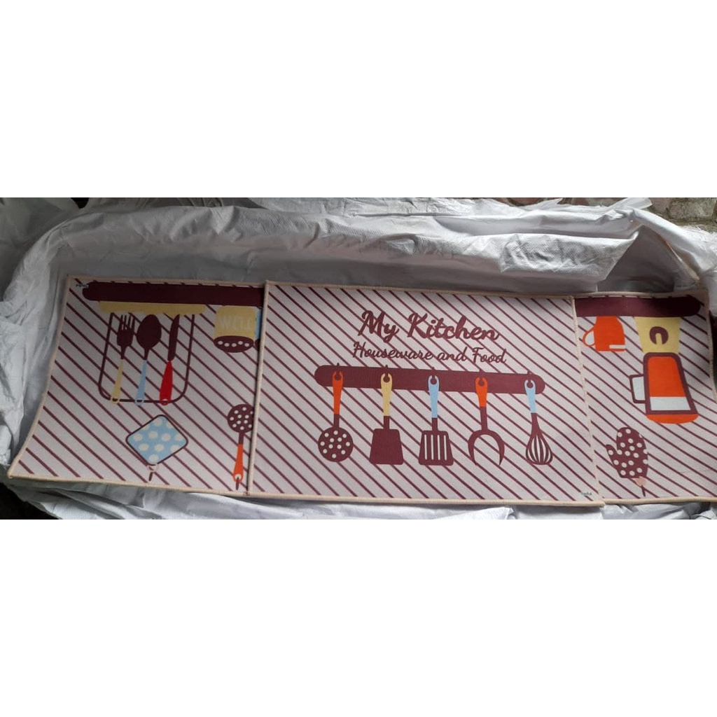 [IMPORT] - 2pc Keset Dapur Panjang Anti Slip