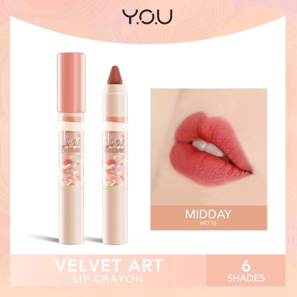 YOU Colorland Velvet Art Lip Crayon