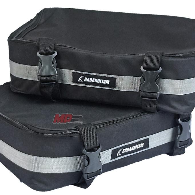 Extension Bag Tas Box Tambahan Badak Hitam