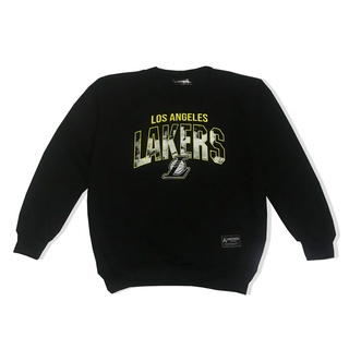 SWEATER CREWNECK PRIA LAKERS LOS ANGELES BASEBALL HITAM / SWEATER CREWNECK PRIA WANITA / CREWNECK PREMIUM QUALITY / CREWNECK MURAH BANDUNG