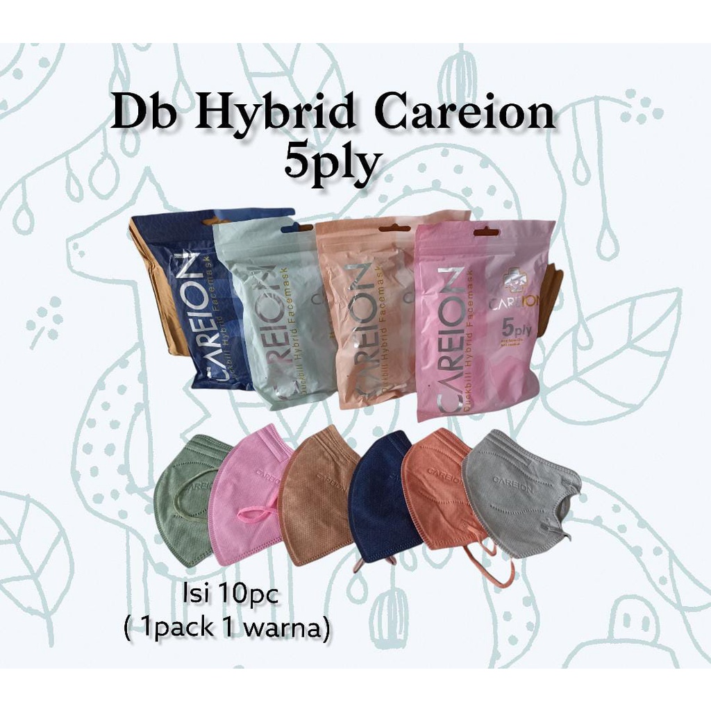 Masker Duckbill Hybrid 5ply