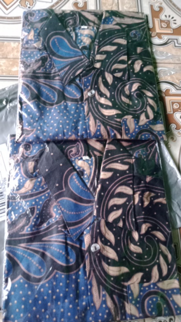 Kemeja Batik Anak - Batik Anak - Baju Batik Anak Laki Laki Umur 2-12 Tahun Hem Batik Anak Pendek