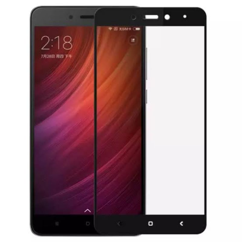 Tempered Glass Xiaomi Redmi 4A/Note 5 Pro/5x/Mi A1/Note 6 Pro/6x/A2/Mi 8 Lite Full Black Cover