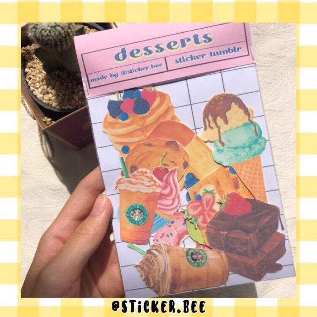 

sticker DESSERTS (isi 12)