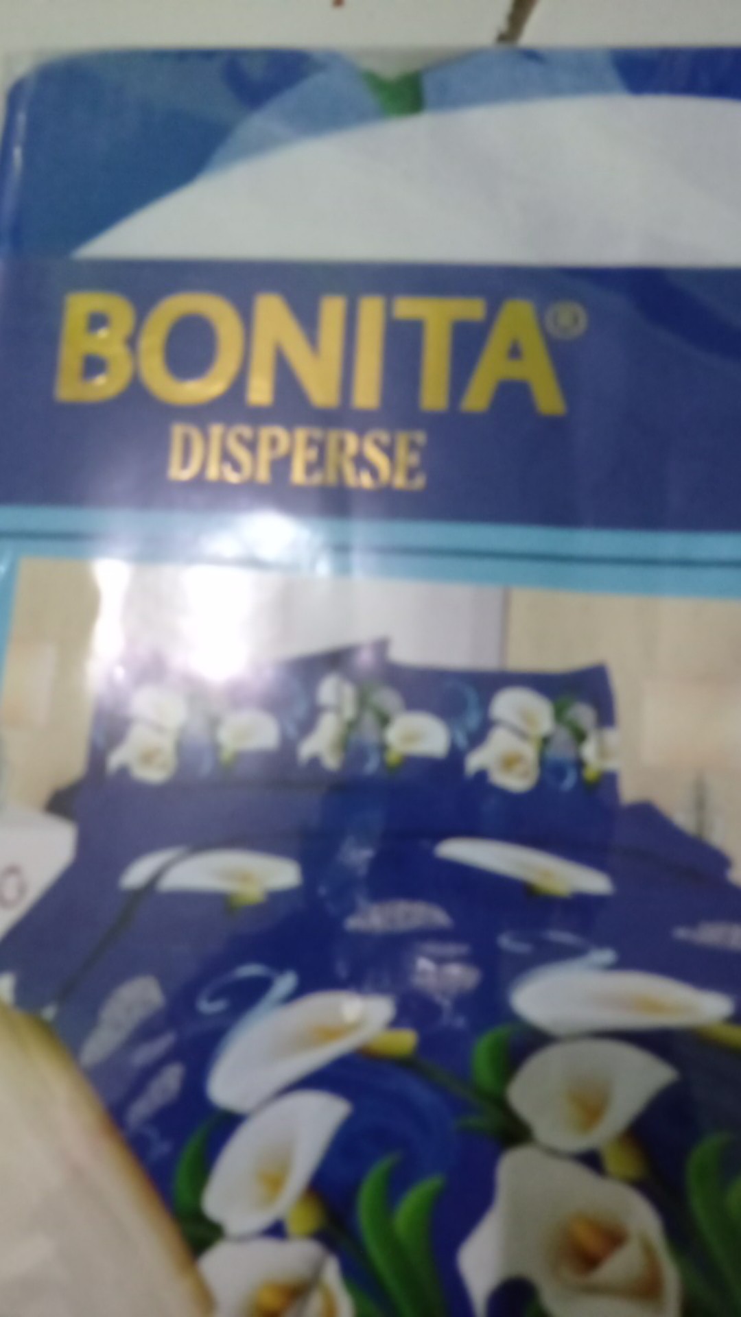 Sprei Katun Halus Bonita Disperse Size King 180 X 200cm