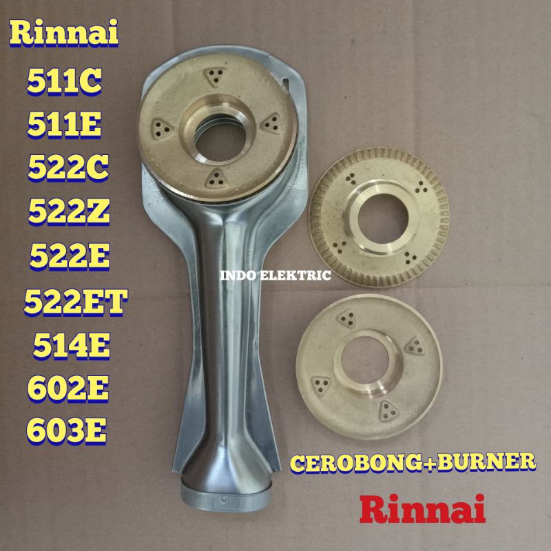 CEROBONG PANJANG BURNER KECIL KOMPOR GAS RINNAI