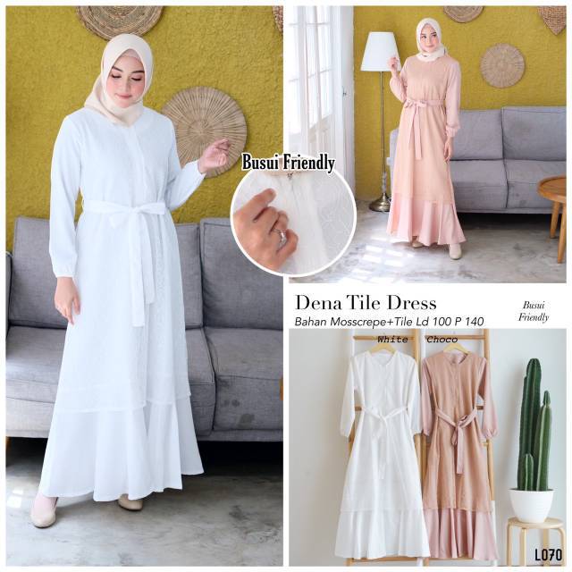 DENA TILE DRESS / DRESS LEBARAN