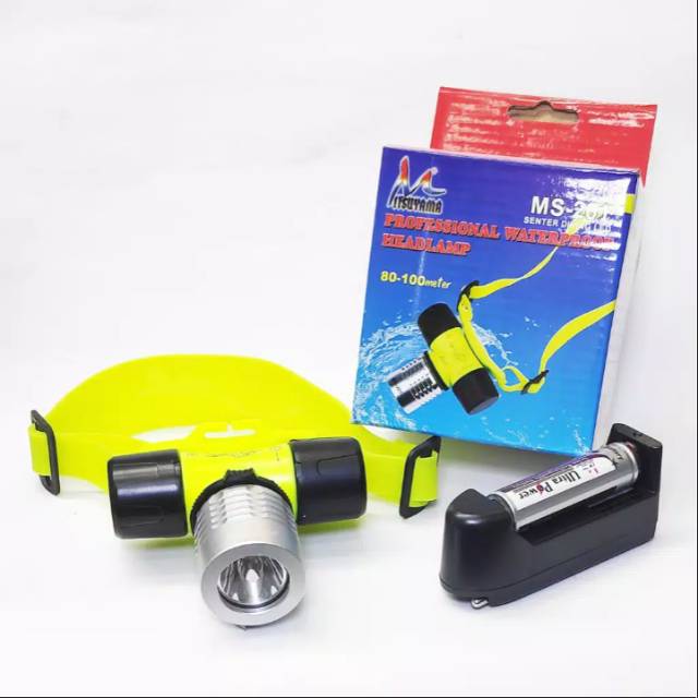Senter selam mitsuyama headlamp waterproof