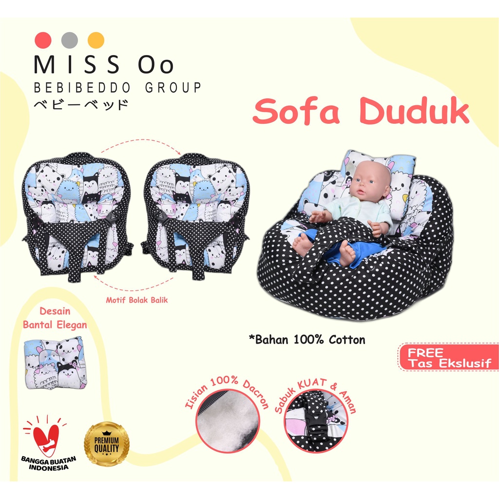 sofa bayi multifungsi / sofa bayi gesper jumbo / sofa bayi duduk jumbo