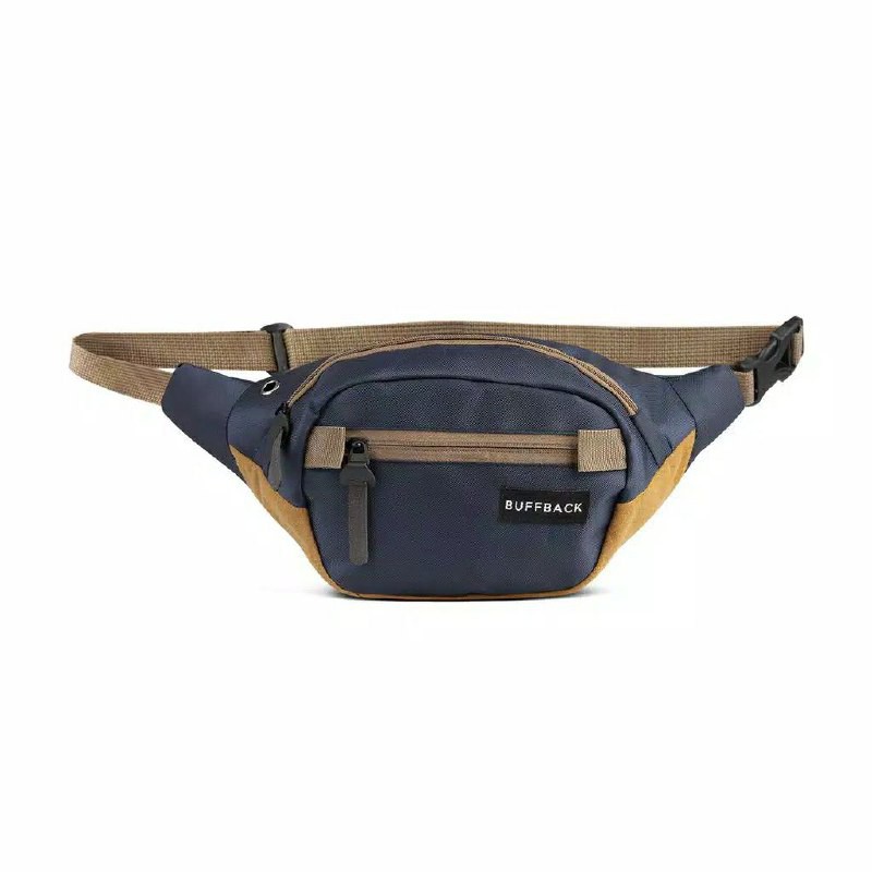 Tas Pinggang Pria Buffback Pure Adventure Simple Tali Coklat (COD)