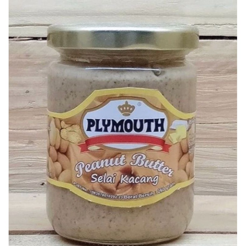 

Selai Kacang / Peanut Butter 250gr Plymouth