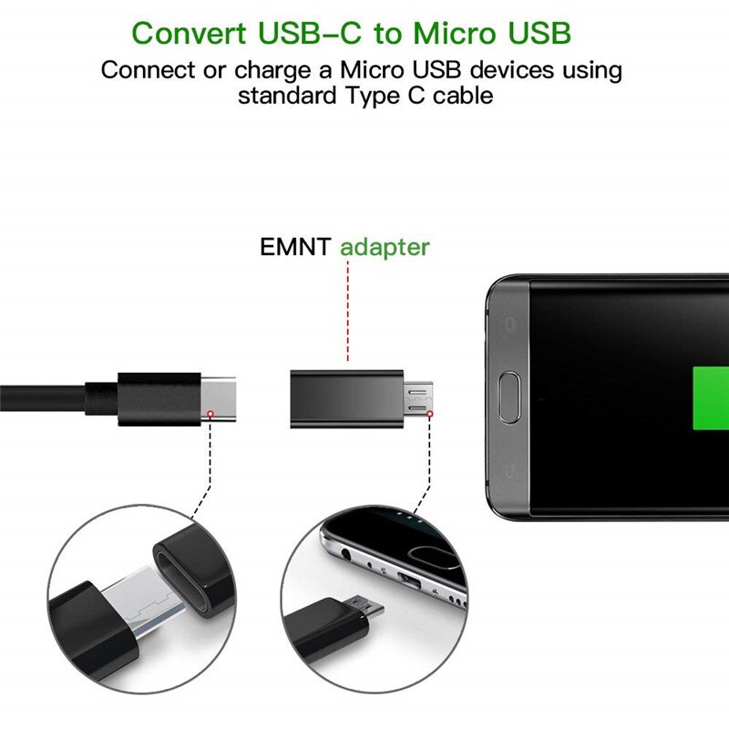 [Harga Grosir]Adapter USB Tipe C Female Ke Micro USB Male Untuk Power Bank Kamera Digital Galaxy S7 Edge/Hot Sale